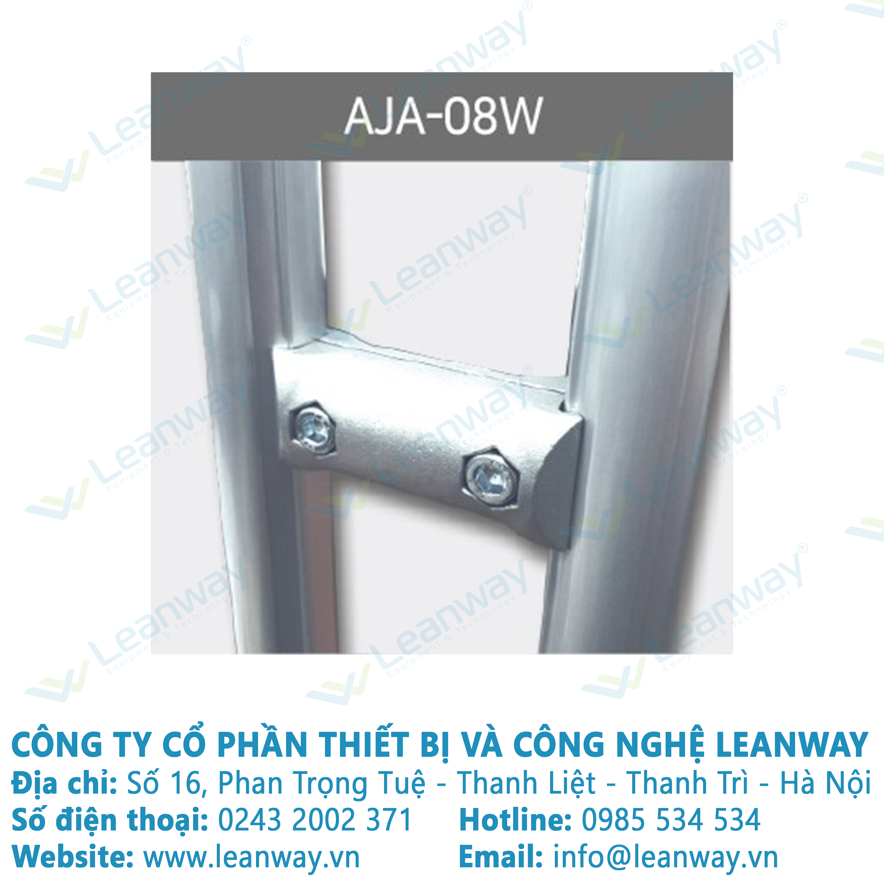 Khớp nối nhôm AJA-08W (Giá đã bao gồm VAT)