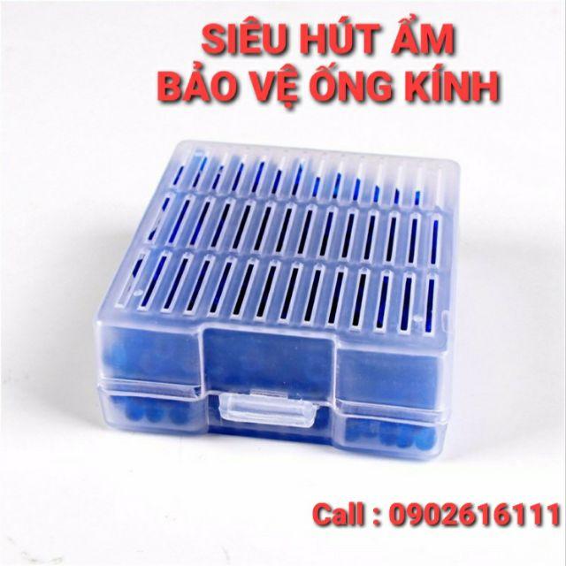 Hộp 50g hạt hút ẩm xanh cho máy ảnh tiện dụng