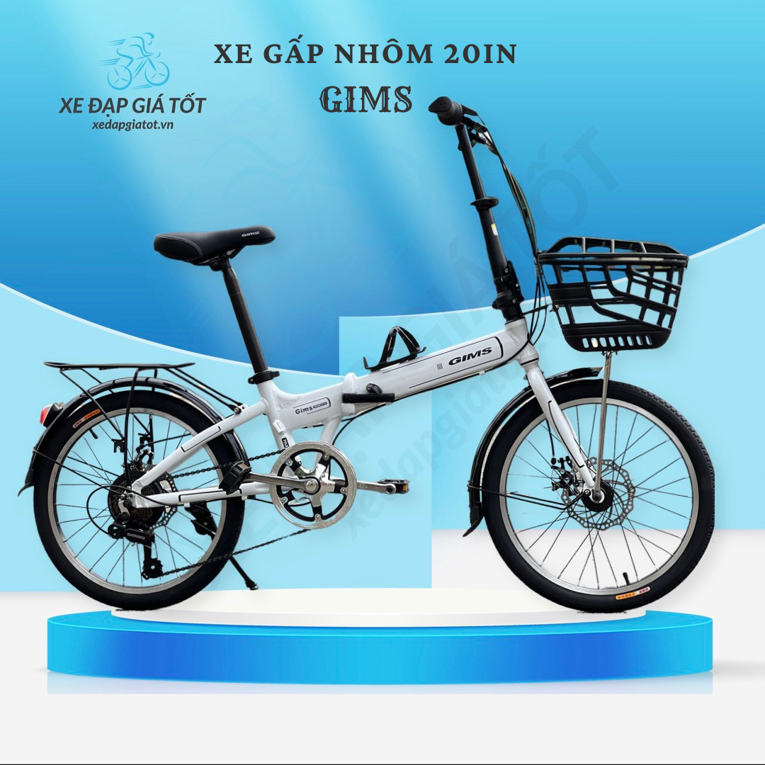 XE GẤP NHÔM 20IN GIMS