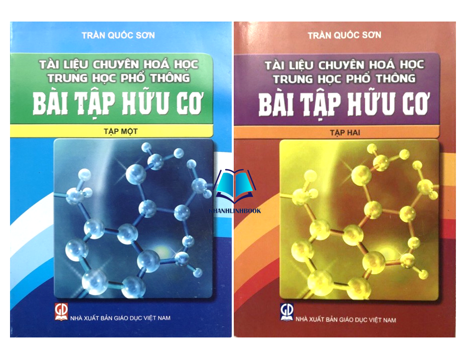 Sách - Combo Tài liệu chuyên Hoá học trung học phổ thông Bài tập Hoá học Hữu cơ Tập 1 + 2