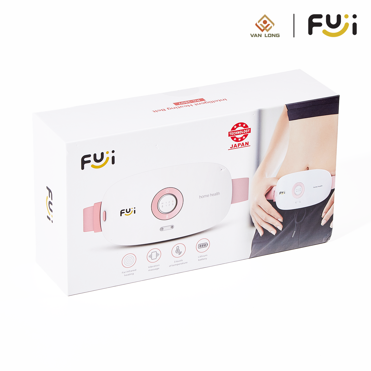 Máy massage làm ấm bụng nữ, Giảm đau bụng kinh, thư giãn | Fuji PG-2507