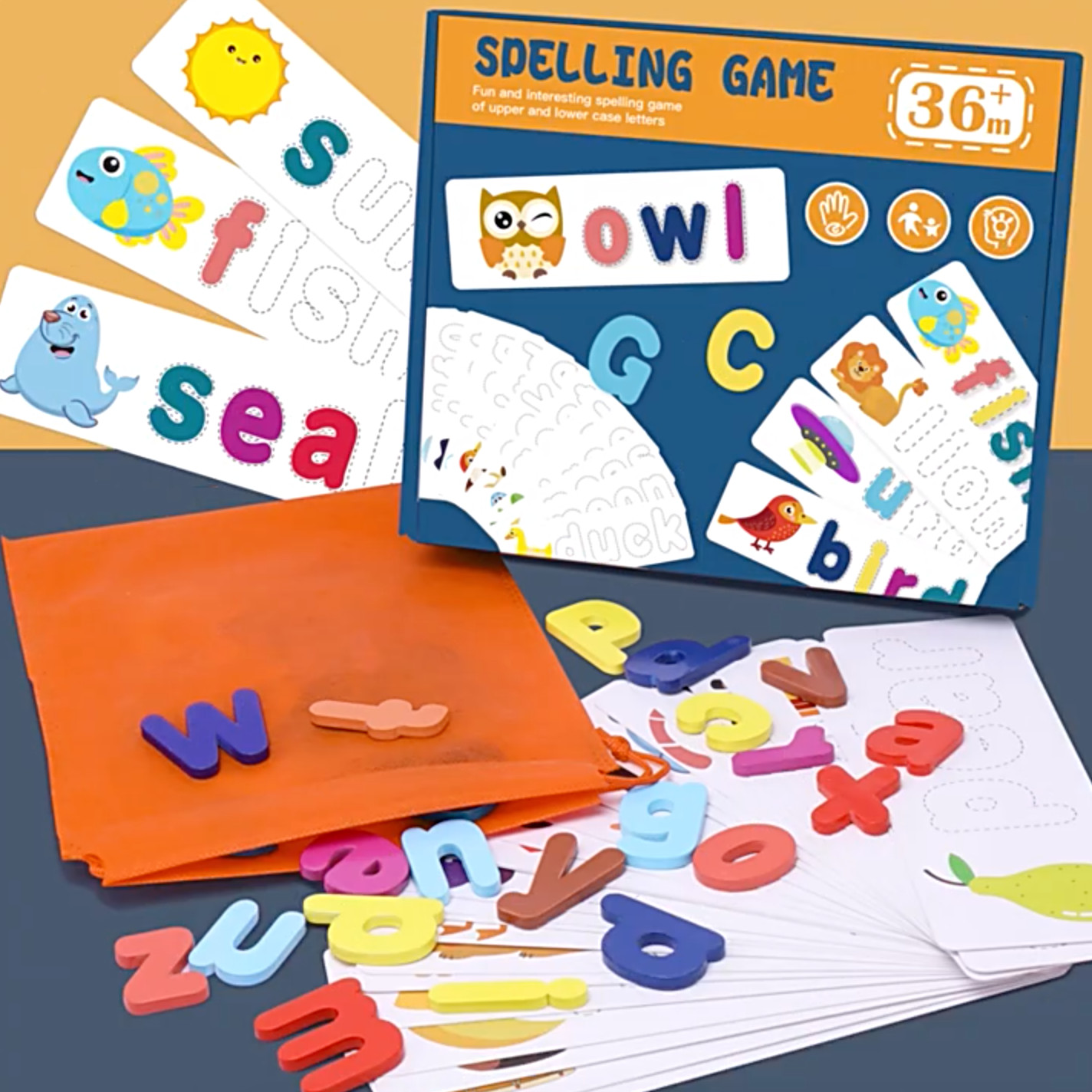 Hộp trò chơi đánh vần cho bé - Spelling Game