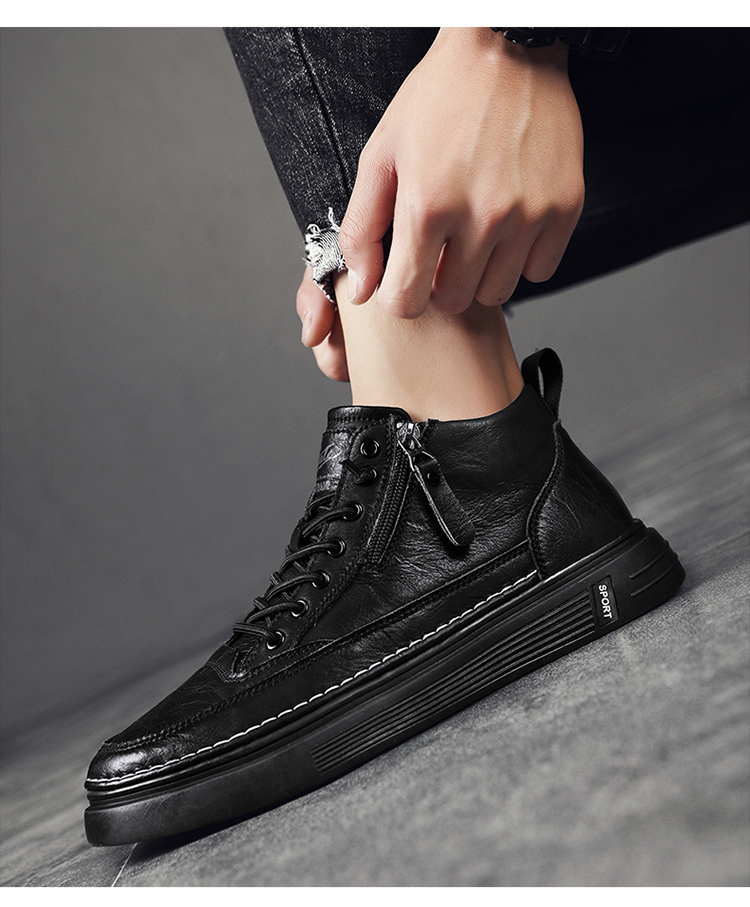 Giày Boots Martin nam plus Siêu Da Pu-Hàng Chất Lượng Cao- kiểu dáng thời trang và đẳng cấp
