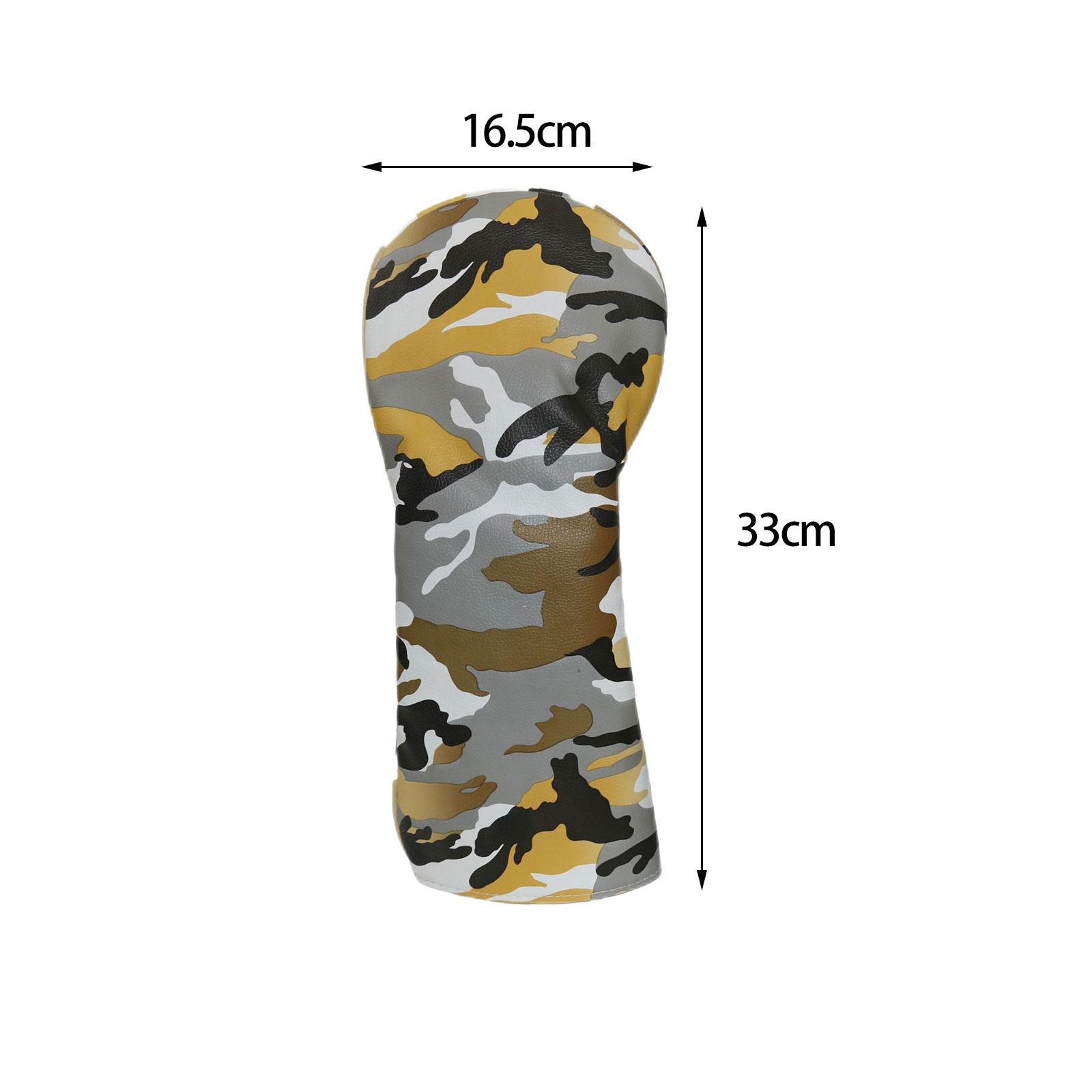 Golf Head Covers for Golf Clubs Golf Headcover Durable Scratch Resistant PU Golf Wood Headcovers for Golf Accessories Golfer Gift