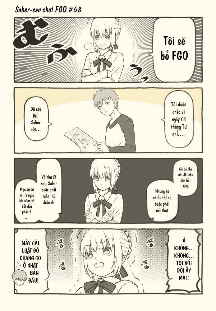 saber-san chơi fgo! chapter 51 24