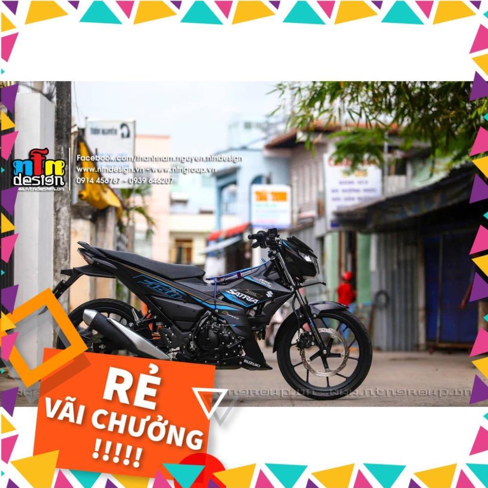Tem Rời Raider FI Mẫu Xanh Đen Xám