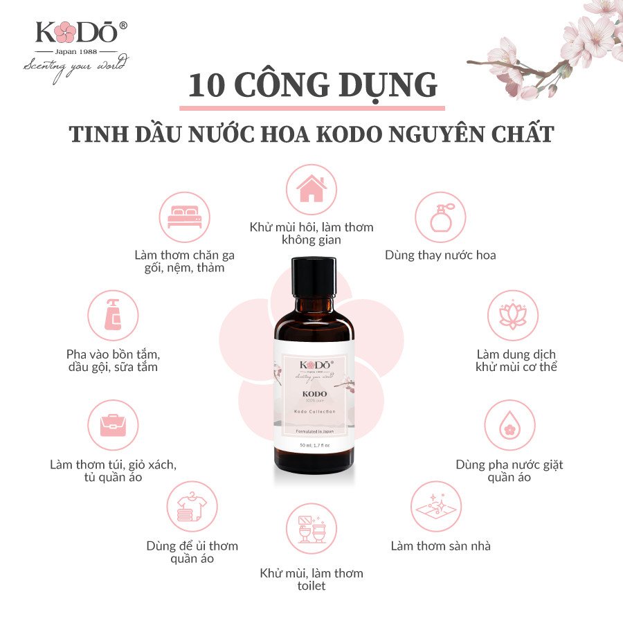 KODO - Wild Bamboo - Tinh Dầu Nước Hoa Thơm Phòng Nguyên Chất - Standard Collection - 10/50/110ml/500ml