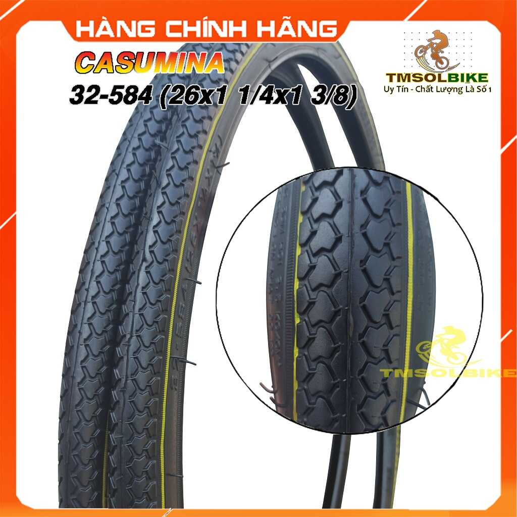 Vỏ Lốp Xe Đạp 26x1 1/4 x 1 3/8 CASUMINA