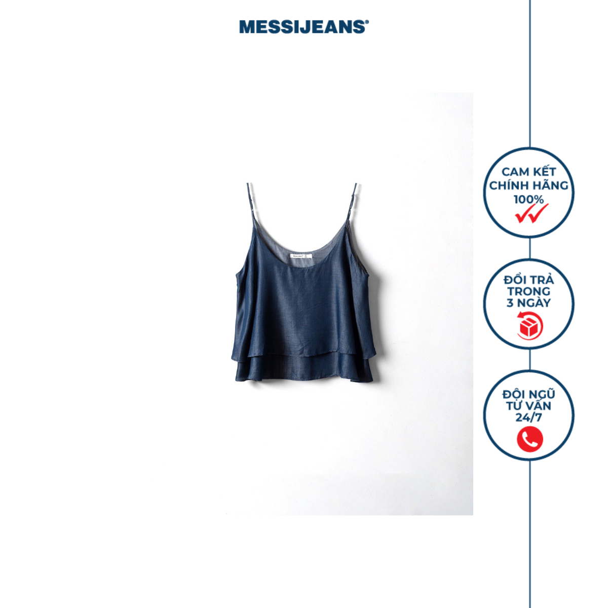 Áo dây 2 lớp SSW-496 (Fashion)