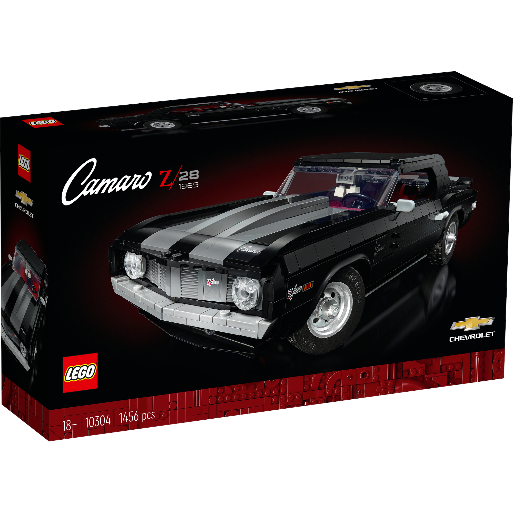 LEGO Adults Siêu Xe Chevrolet 1969 Camaro Z28 10304 (1456 chi tiết)