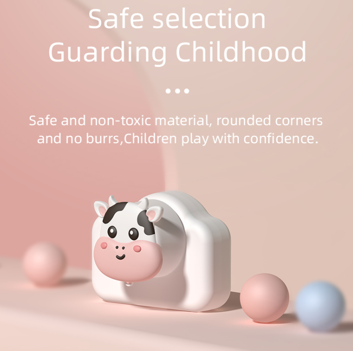 Trẻ em mới Máy ảnh trẻ em Động vật dễ thương Máy ảnh lấy ngay Máy quay video kỹ thuật số cho trẻ em Máy ảnh Đồ chơi cho bé gái Quà tặng sinh nhật Màu sắc: Hươu thêm thẻ 16G