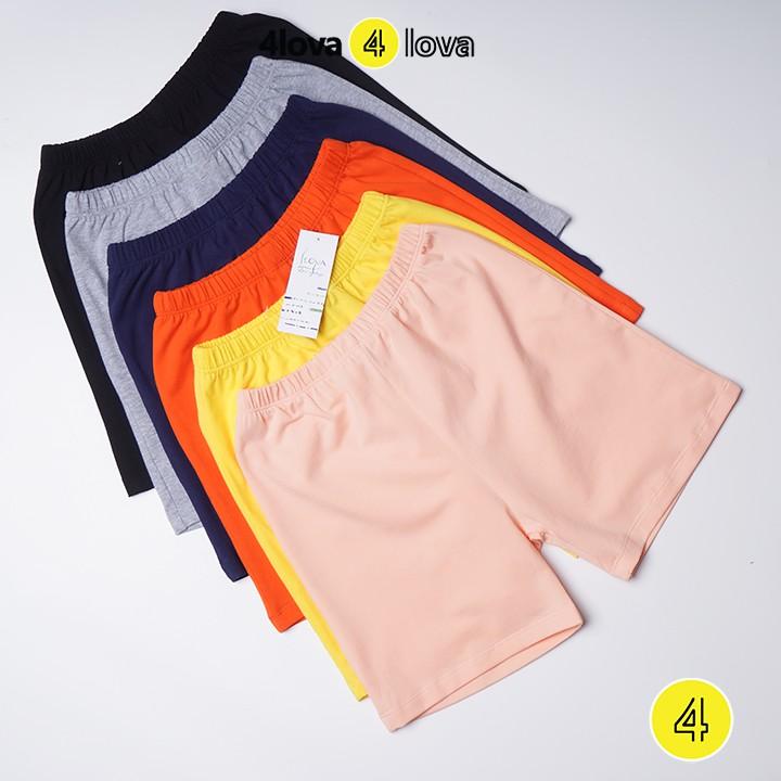 Quần đùi short thun chất cotton size đại cho bé 4LOVA chính hãng từ 28-44 kg