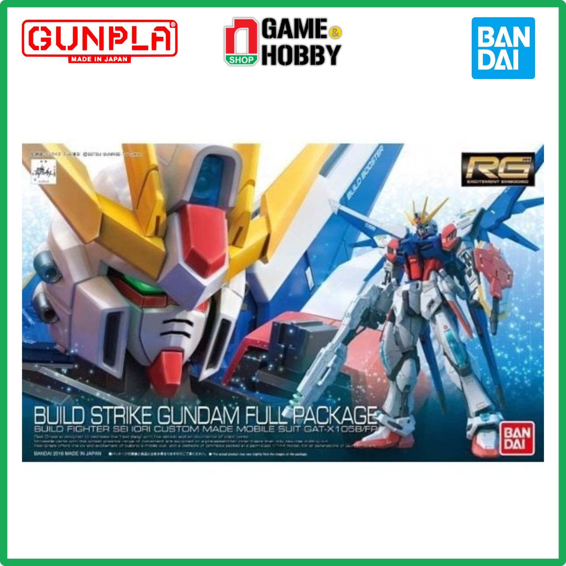 Mô Hình Lắp Ráp GAT-X105B/FP BUILD STRIKE GUNDAM FULL PACKAGE - RG - 1/144 - MÔ HÌNH GUNDAM CHÍNH HÃNG BANDAI