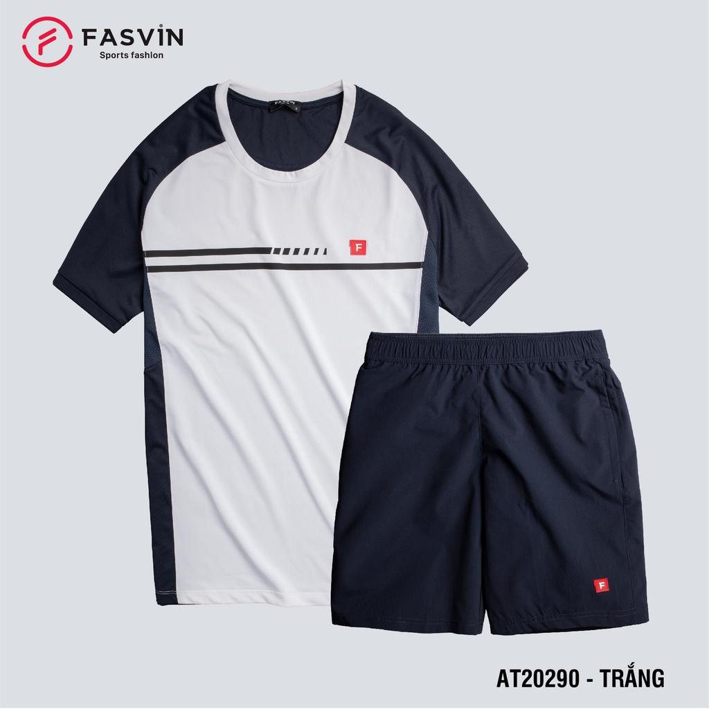 Bộ quần áo thể thao nam Fasvin AT20290.HN chất vải mềm nhẹ co giãn thoải mái