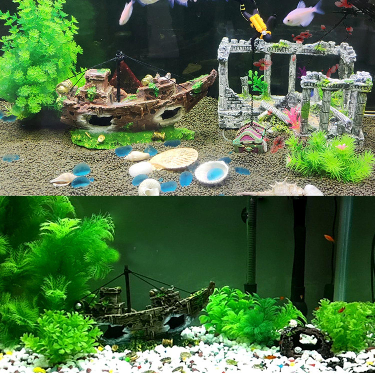 Đồ trang trí bằng nhựa dành cho bể cá