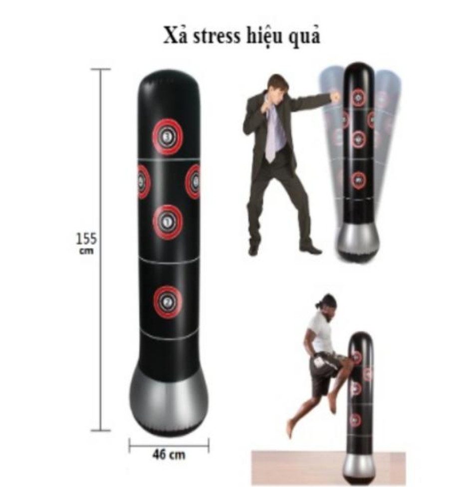 Trụ đấm bốc xã stress