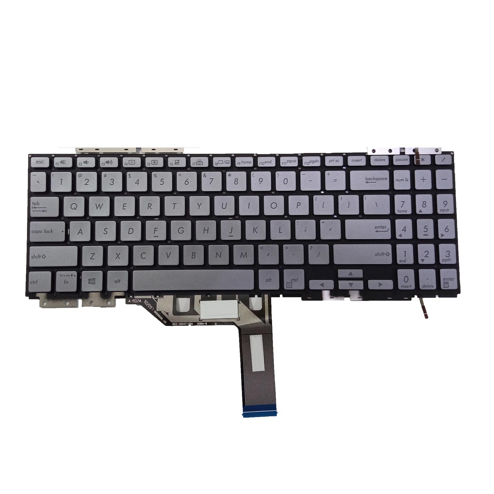 US English Keyboard with Backlit for UX562FD UX562Fdx Parts Components Good Performance Premium Material Durable