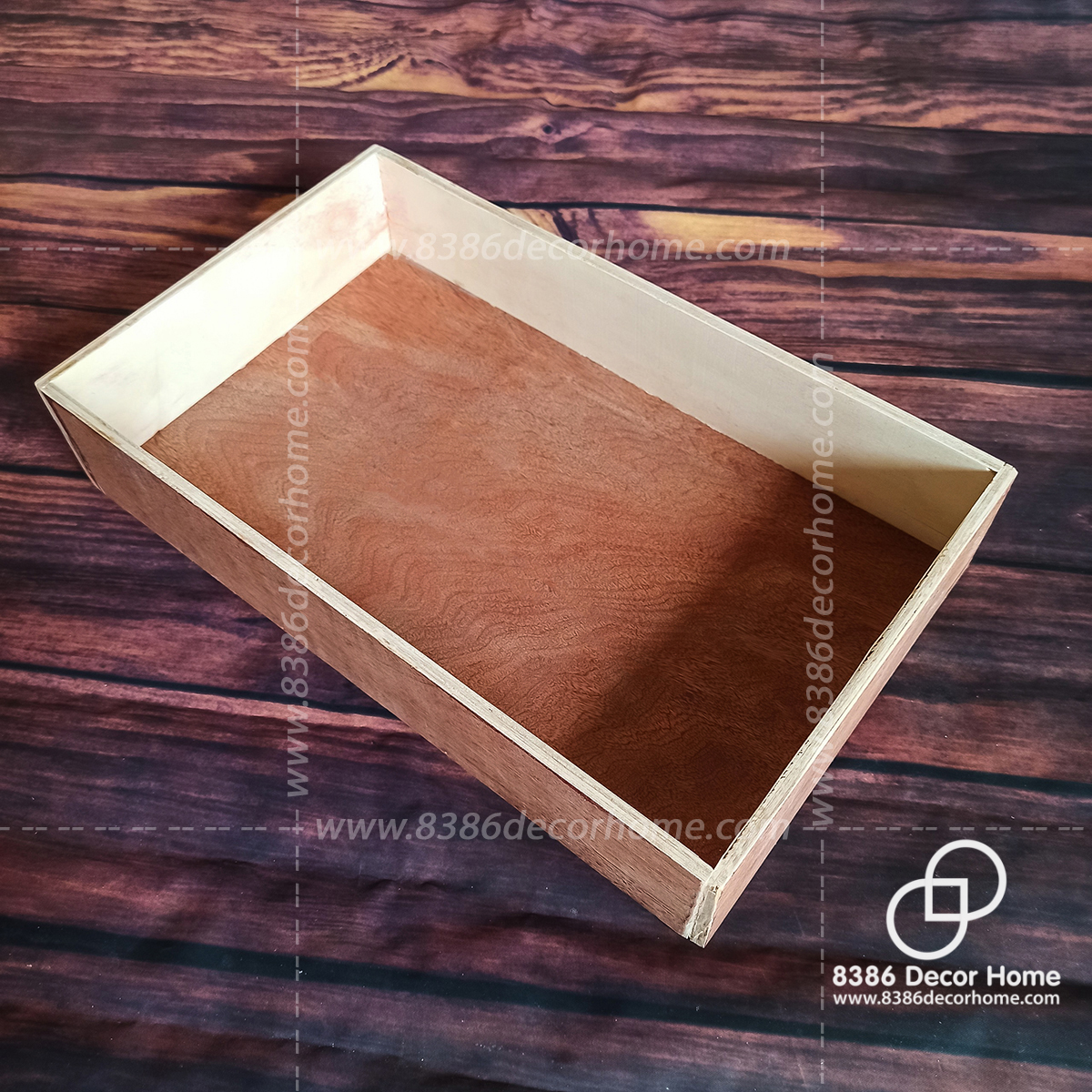 Hộp quà tết, khay gỗ gói quà, Hộp đựng đồ đa năng - Pallet gỗ thông