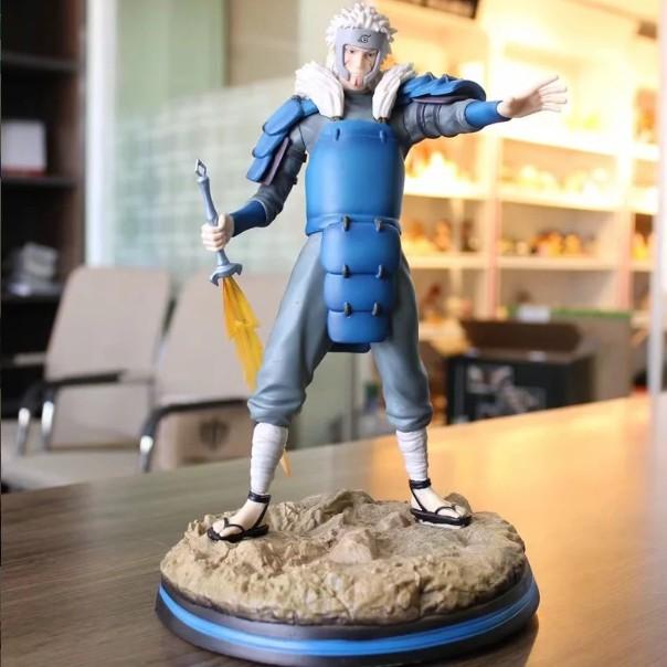 Mô Hình Naruto Hokage Đệ Nhị Tobirama màu đậm tưới da mặt sắc nét loại 1