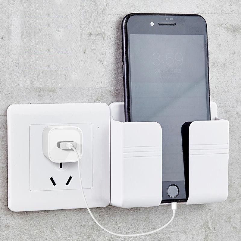BỘ 2 GIÁ ĐỠ ĐIỆN THOẠI/ REMOTE DÁN TƯỜNG KHÔNG CẦN KHOAN ĐỤC TIỆN LỢI SIÊU BÁM CHẮC