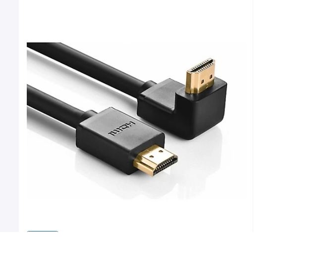 Cáp HDMI to HDMI HD103 dài 2m bẻ xuống góc vuông 90 độ Ugreen UG-10173 10174 - Hàng chính hãng