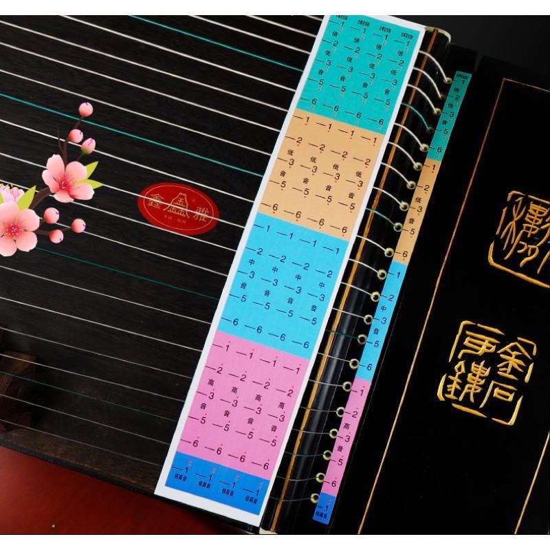 Định vị nốt số cho đàn guzheng cho người mới học