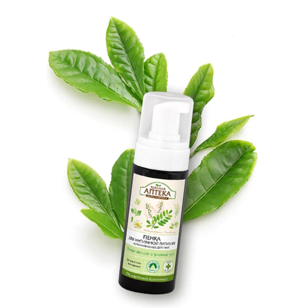 Dung Dịch Vệ Sinh Phụ Nữ Dạng Bọt Giúp Khử Khuẩn Cân Bằng Độ pH Vùng Kín Zelenaya Apteka 150ml