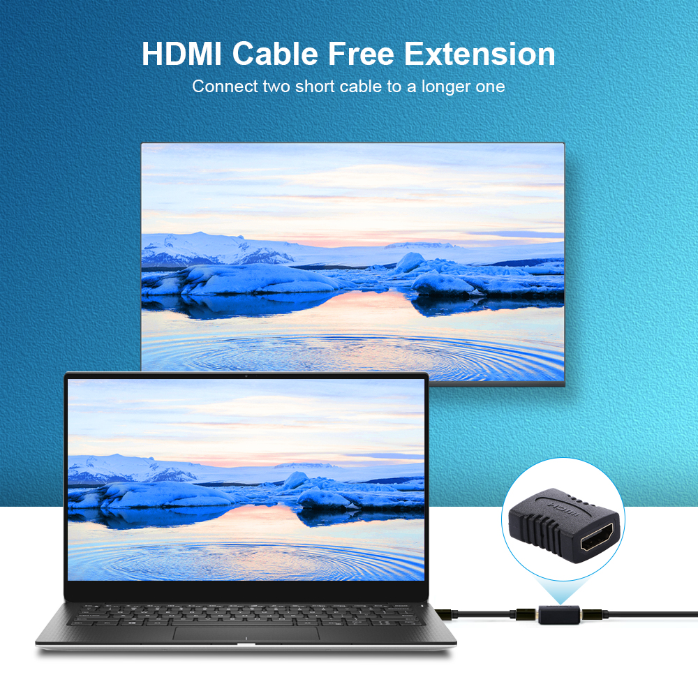 Bộ Chuyển Đổi HD 4K Female To Female Đồng Bộ Hóa SV Tốc Độ Cao