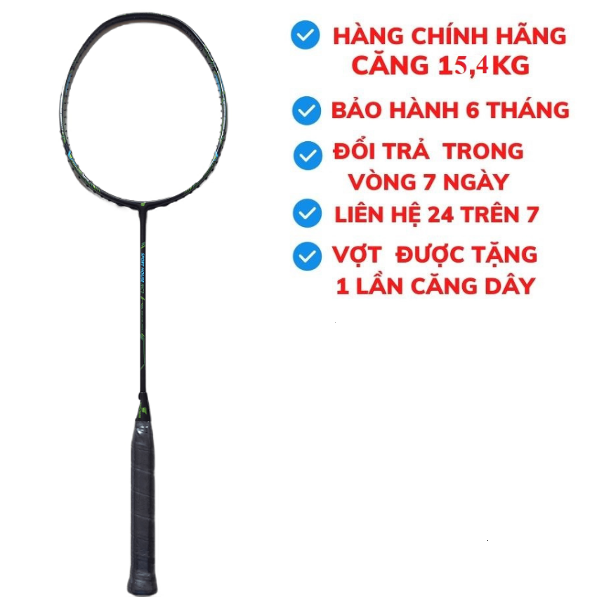 Vợt Cầu Lông SPORTHOUSE MC3 Lực căng dây tối đa 15.4kg Màu Xanh Lam