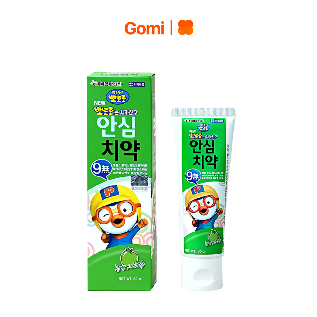 Kem Đánh Răng An Toàn Cho Trẻ Em New Pororo Chikka Friend Safety Toothpaste 80g Gomi Mall