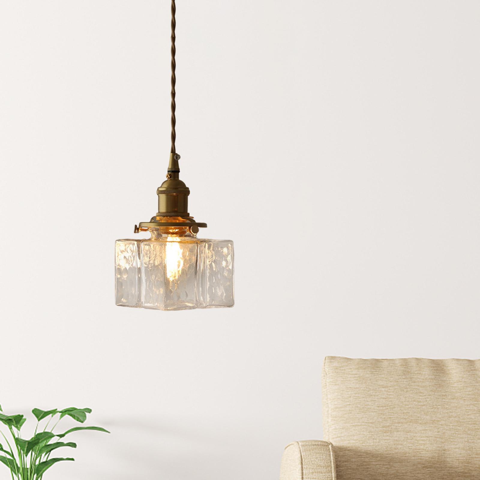 Modern Glass Chandelier Transparent  for  Bedroom