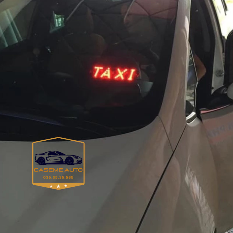 Đèn Led TAXI Thay Đổi 2 Màu Gắn Kính Ô Tô, Đèn Báo Chữ TAXI Gắn Kính Lái Xe Hơi - Hàng Nhập Khẩu