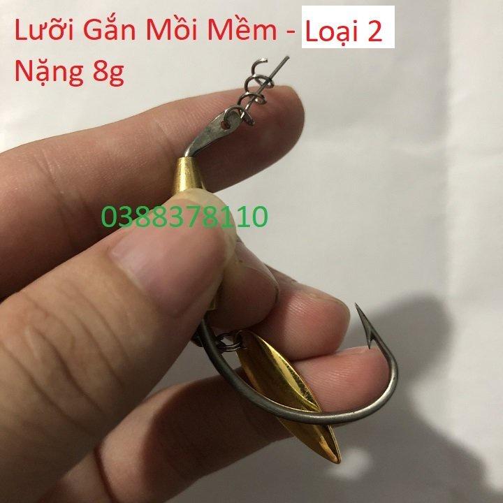 Lưỡi Gắn Mồi Lưỡi Gắn Mồi Mềm - Loại 2