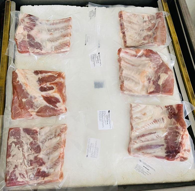 - Sườn non heo cắt miếng - Túi 500gr