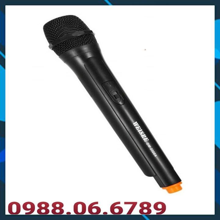 Micro Không Dây Weisre DM-3308A hỗ trợ cho các dòng loa kéo di động, đặc biệt là các dòng loa trợ giảng.