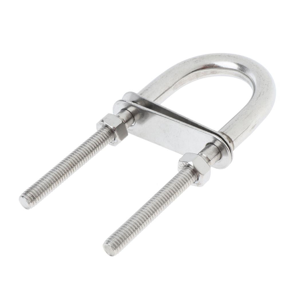 M6*90 Bow Stern Eye, U-Bolt, Boat Hardware, 304 Stainless Steel Marine-Grade