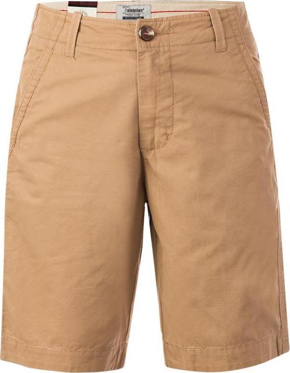 Quần short cotton classic Vĩnh Tiến - SVT1809 (màu nâu nhạt)