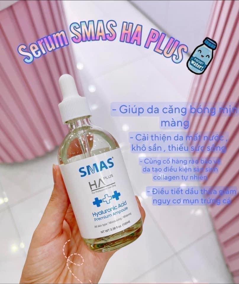 Serum Smas HA Plus Hỗ Trợ Dưỡng Ẩm Sáng Da 100ml