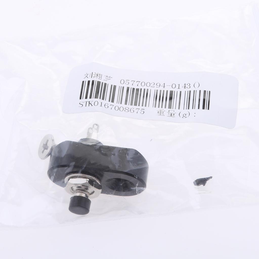 Motorcycle Handlebar Aluminum Stop Start Kill Switch Button Black