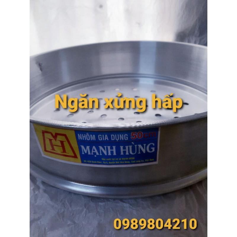 (Có video SP)Bộ xửng hấp nhôm Mạnh Hùng size 60, xửng hấp ,bộ xửng hấp bánh bao,rau,củ ,quả ,ngô ,Xửng ,chõ hấp bánh