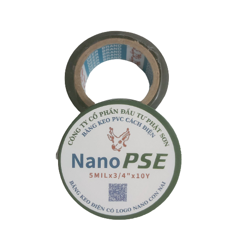 Combo 1 cây 10 cuộn Băng keo điện nano PSE 10Y màu đen siêu dai, siêu dính, siêu bền