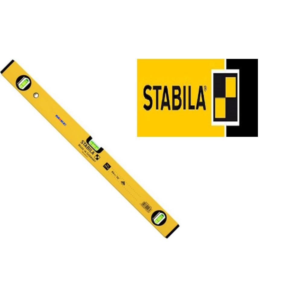 Thước thủy 100cm, 2 bọt thủy đứng, 1 ngang, độ chính xác 0.029° Stabila 14189