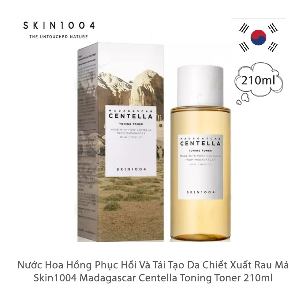 Nước Hoa Hồng Ngừa Mụn Skin1004 Madagascar Centella Asiatica Toning Toner 200ml