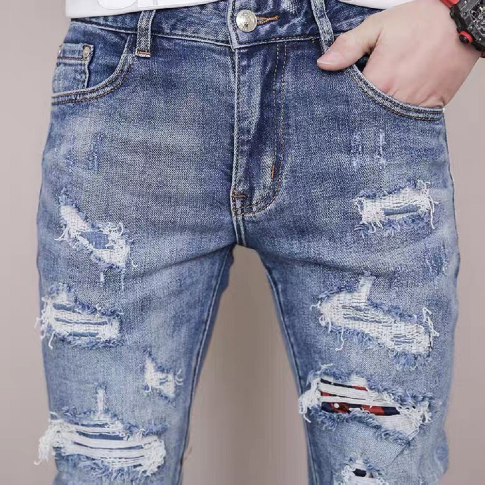 Quần bò nam co dãn 4 chiều Julido Store, chất jean mềm mịn xịn xò xu hướng 2021 BC1 - Xanh 3338 size 32