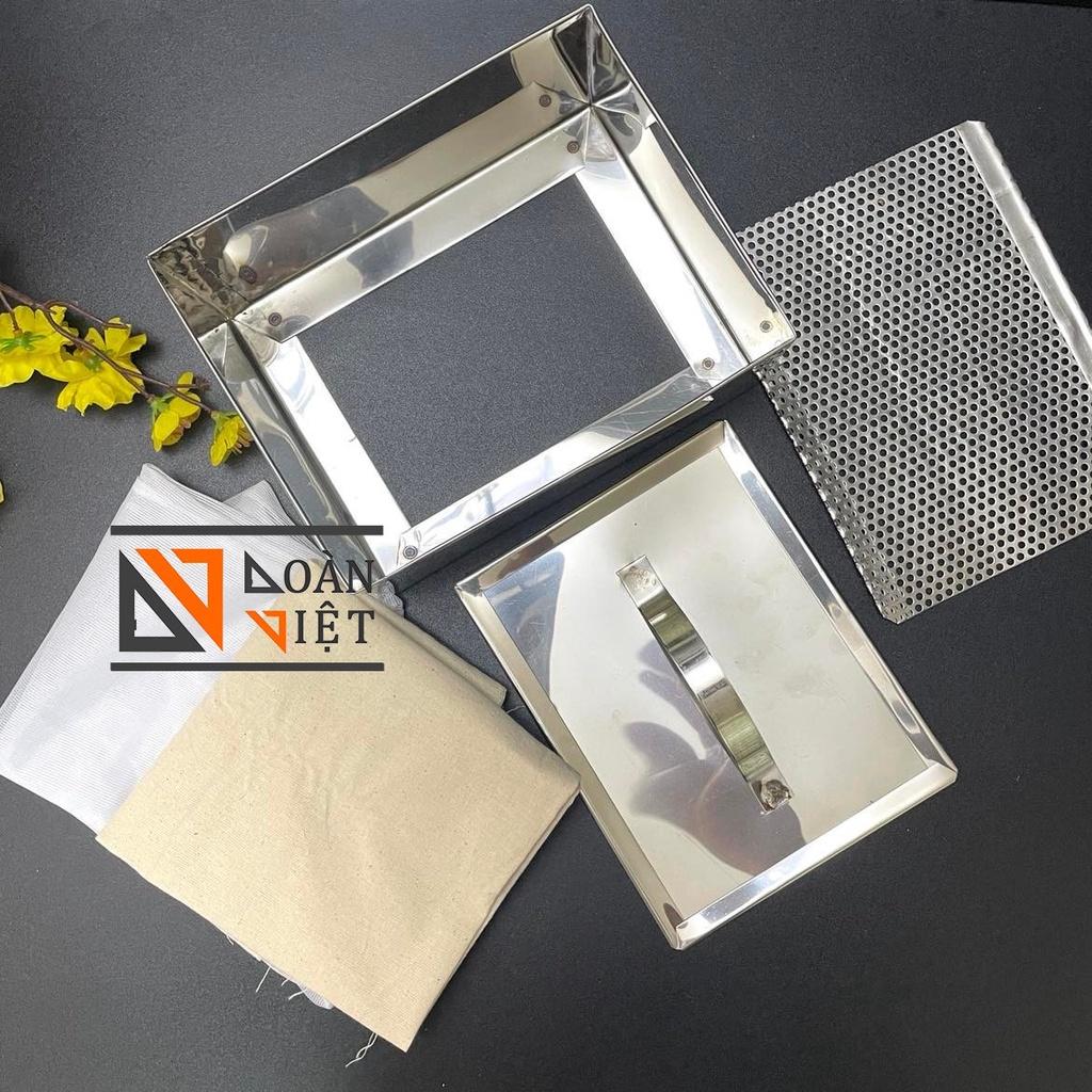 Khuôn làm ĐẬU PHỤ TÀU HỦ - Chất liệu INOX KHÔNG RỈ cao câp- SIZE LỚN