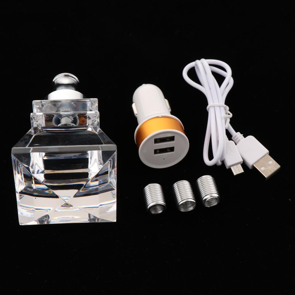 Crystal Shift Knob Manual Automatic Gear Stick Shifter Knob With Light