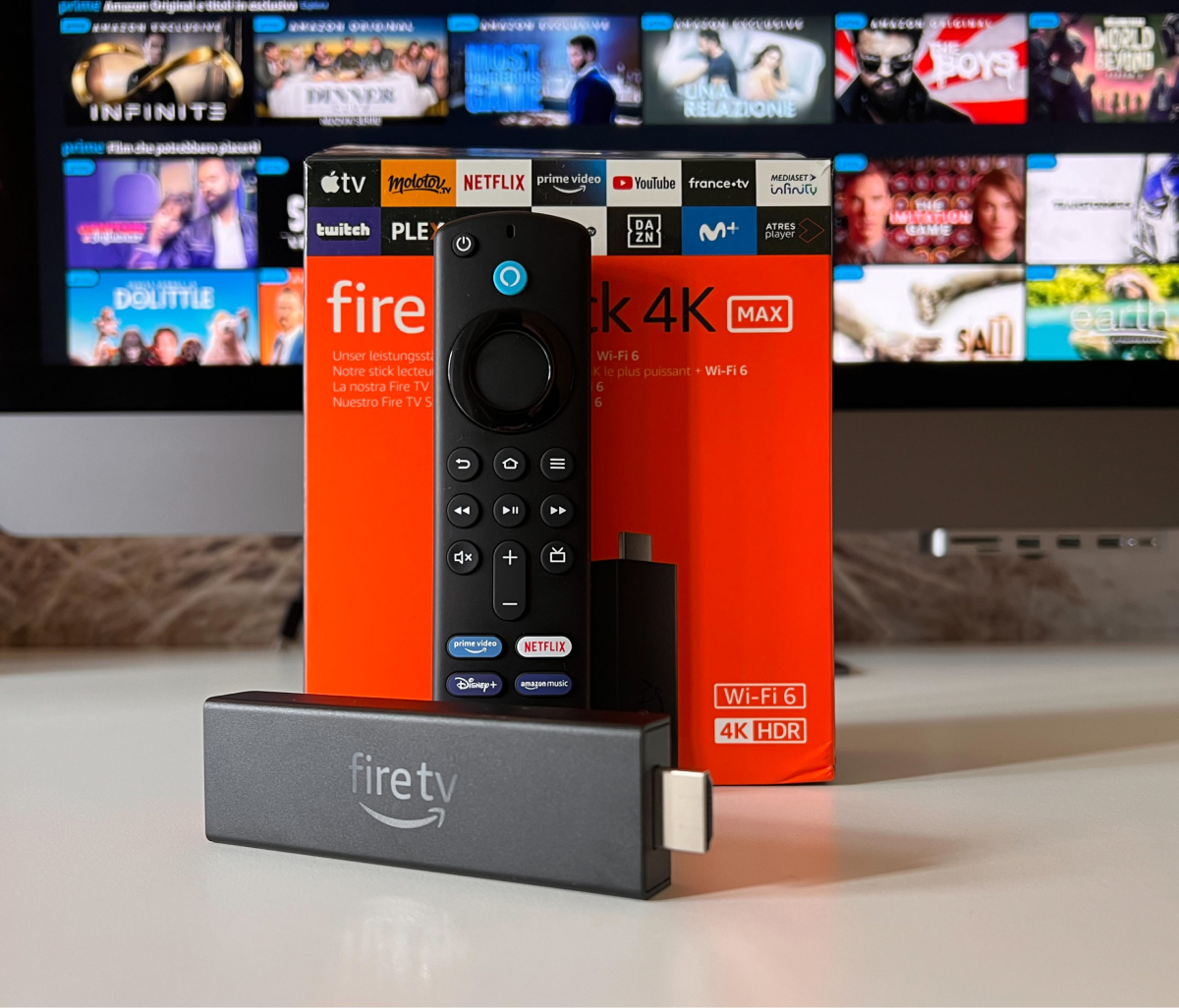 Thiết Bị Amazon Fire TV Stick 4K MAX (Kèm Alexa Voice Remote - Gen 3) -  Hàng Nhập Khẩu