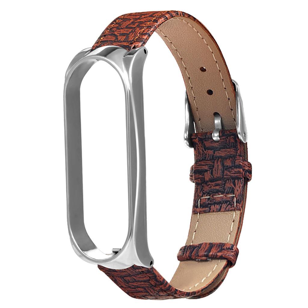 Strap Band Replacement,PU Leather Bracelet Strap Band for XIAOMI BAND 3 Smart Watch Accessories
