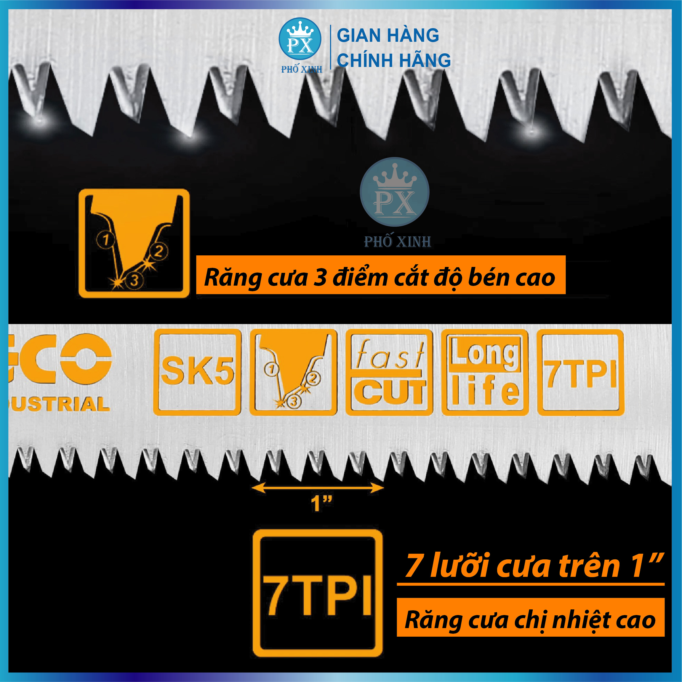 Cưa cành cầm tay INGCO HPS3008 12&quot;