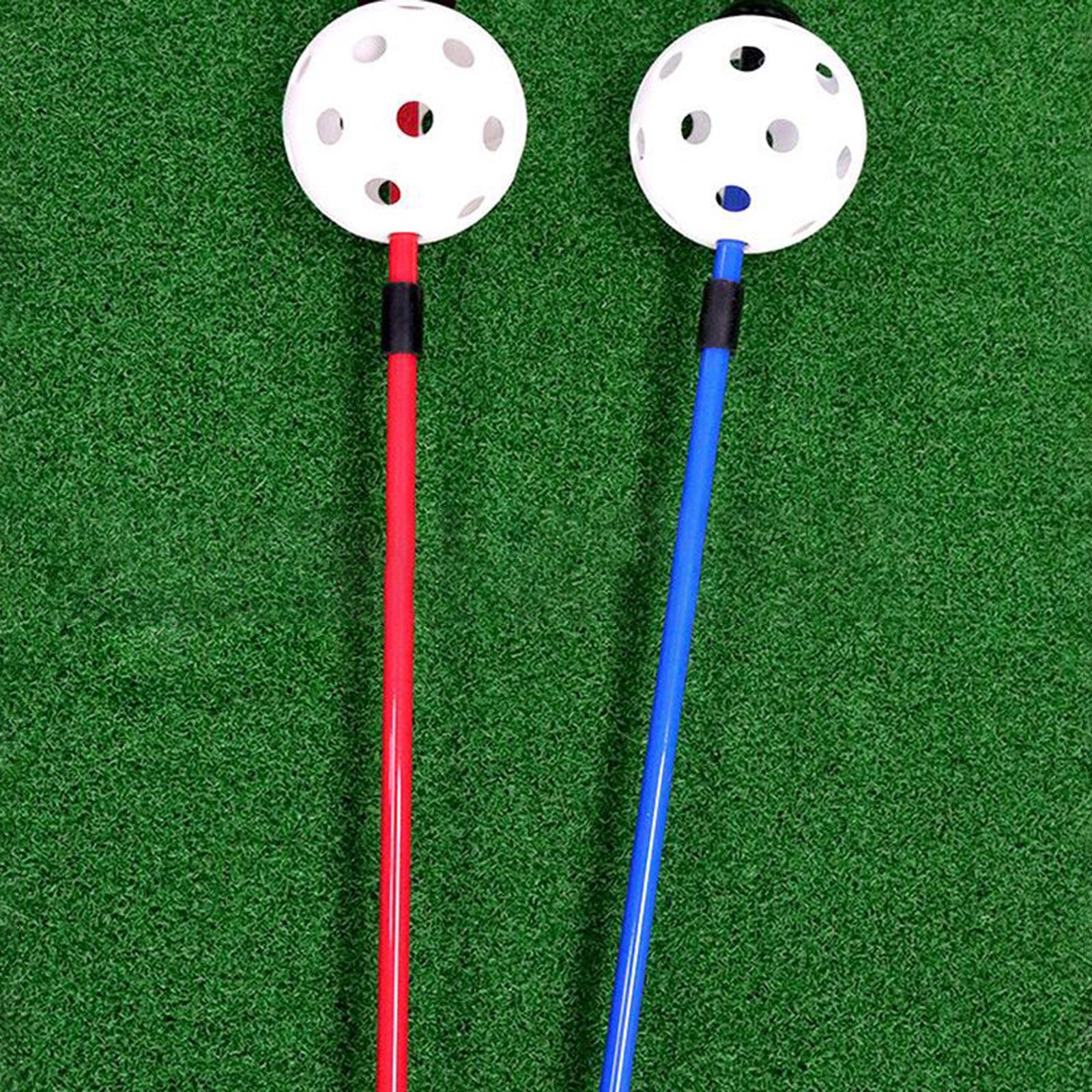 Golf Swing Trainer Portable Stick Nonslip Grip for Speed Rhythm Strength